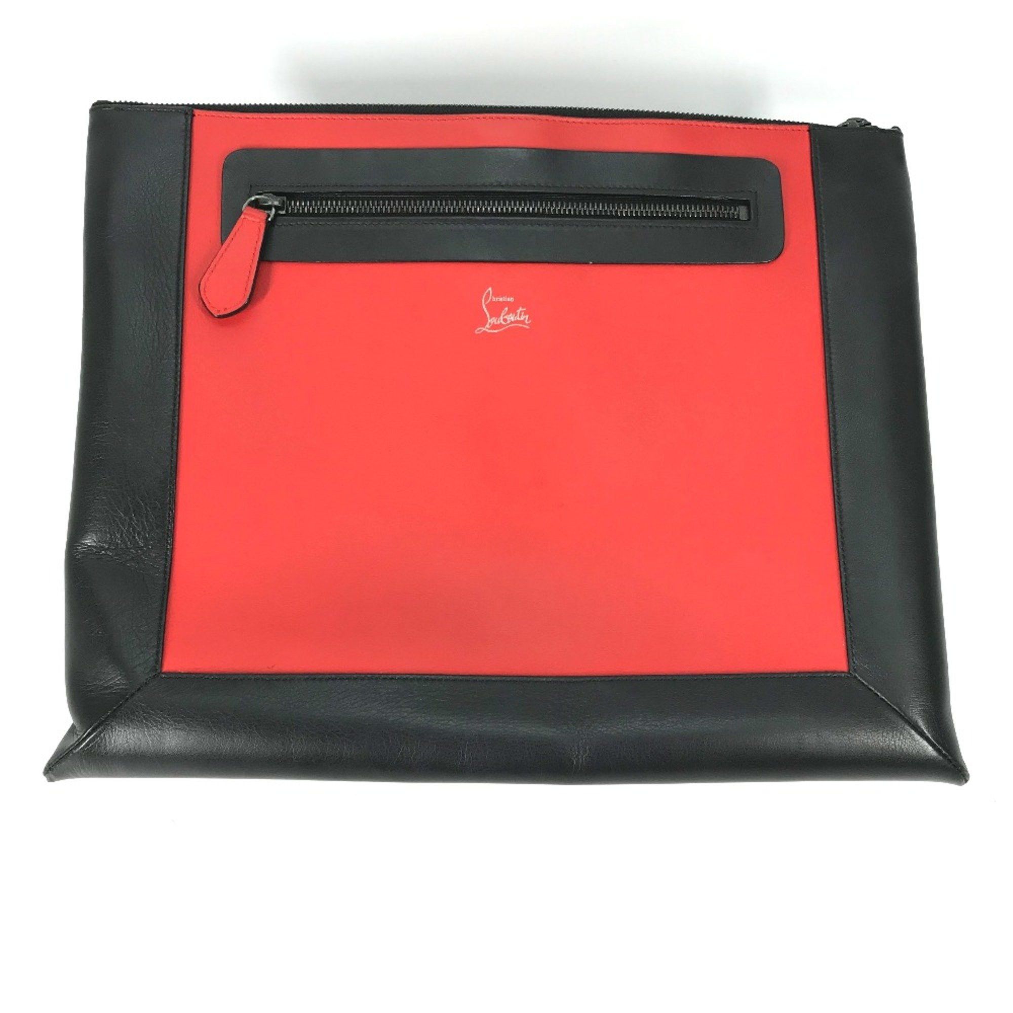 Christian Louboutin Christian Louboutin bag Clutch bag Black Red Size ONE SIZE - 1 Thumbnail