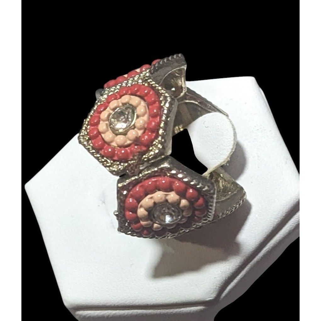 Other Gemmed Bohemian Geometric Stretch Ring Size 7 1/2 Size ONE SIZE - 11 Thumbnail