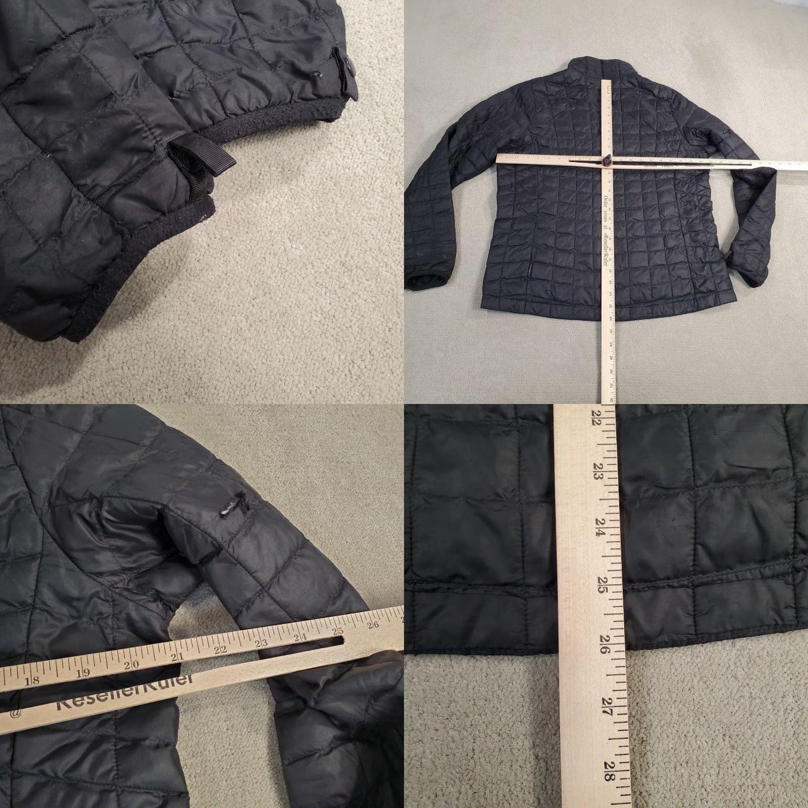 The North Face The North Face Jacket Womens L Black Thermoball Puffer Quilted Windbreaker Full Zip Pockets Outdoor 90s? Size L / US 10 / IT 46 - 8 Thumbnail