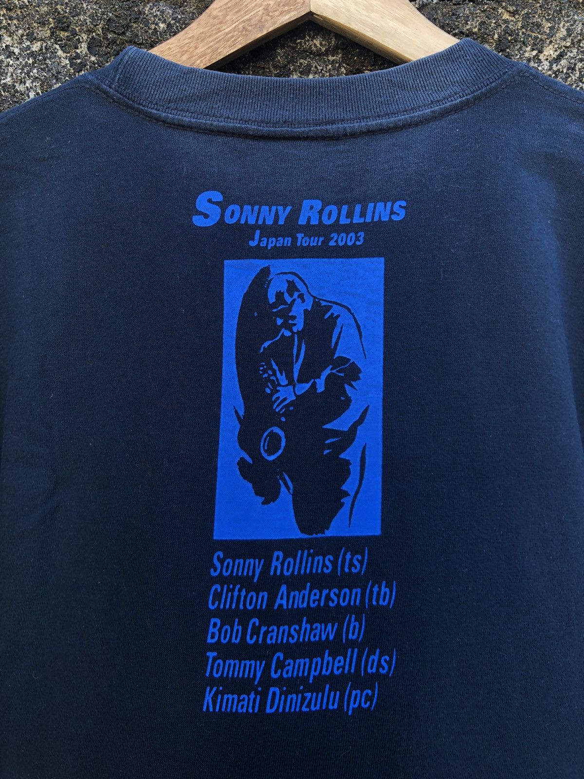 Band Tees × Vintage 2003 Vintage Sonny Rollins American Saxophonist Tshirt Size US L / EU 52-54 / 3 - 4 Thumbnail
