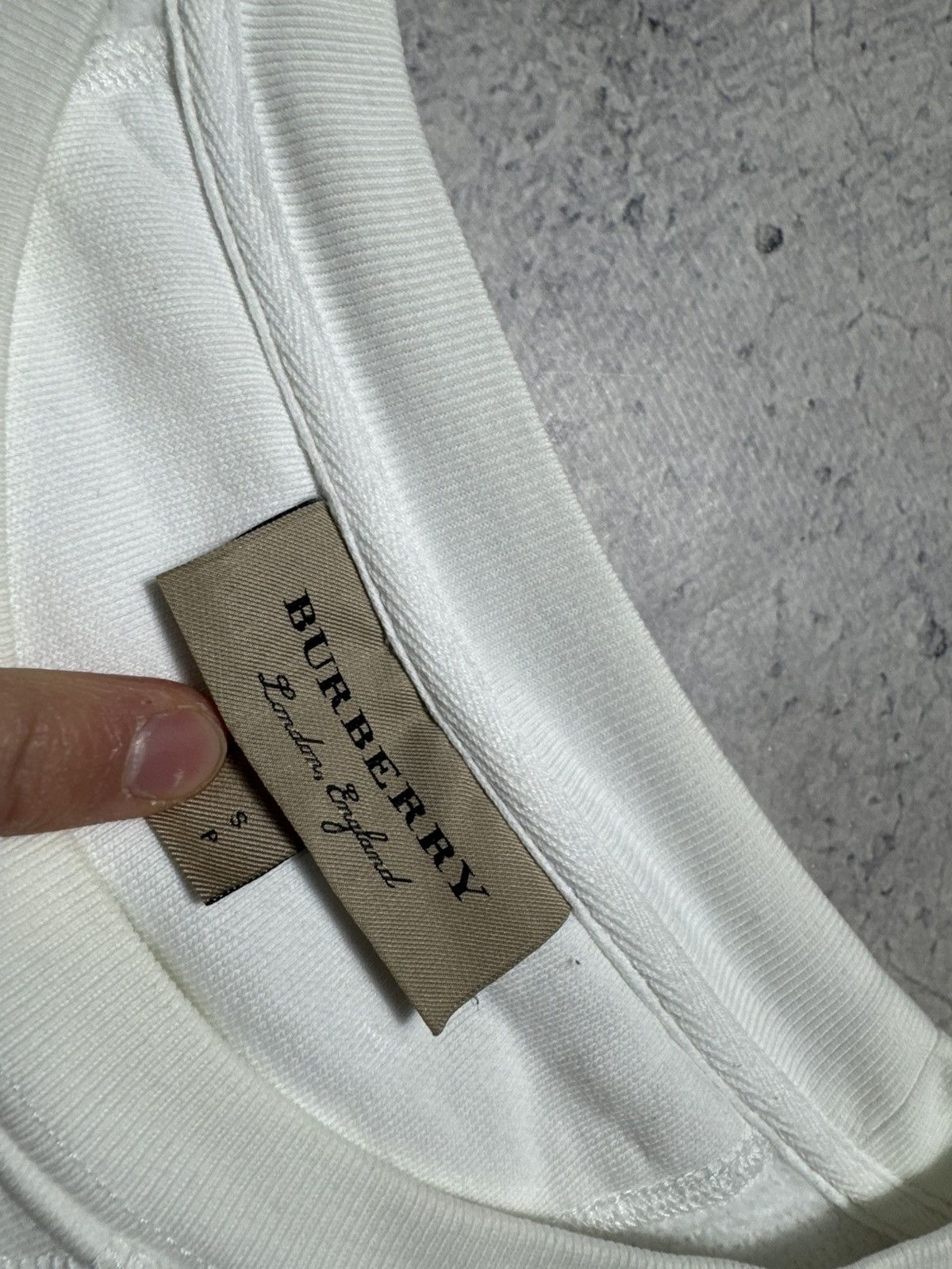 Burberry Burberry London Checkered White Sweatshirt Size S White Size US S / EU 44-46 / 1 - 5 Thumbnail