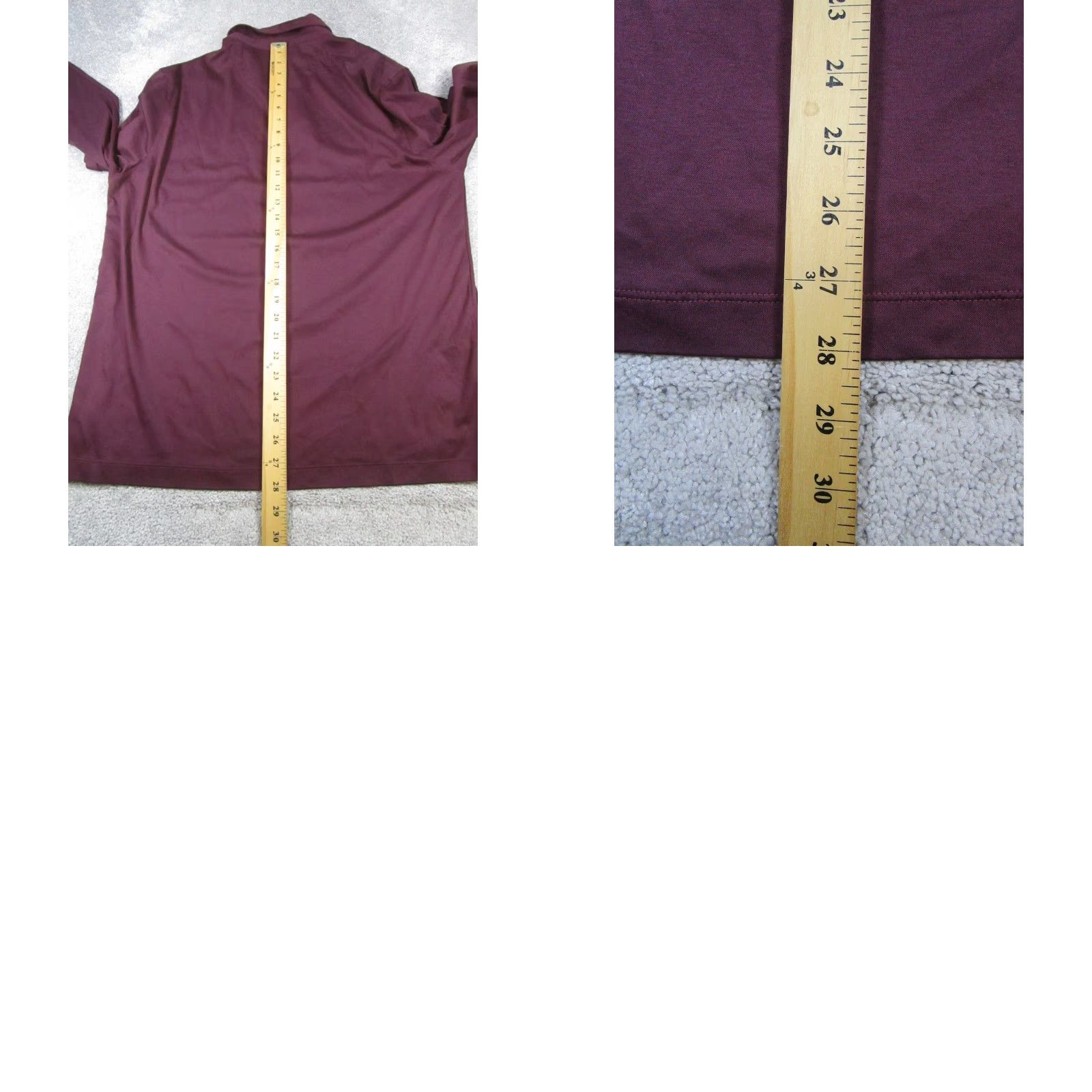 UNTUCKit UNTUCKit Polo Shirt Mens XL Burgundy Cotton Golf Shirt Size US XL / EU 56 / 4 - 8 Thumbnail