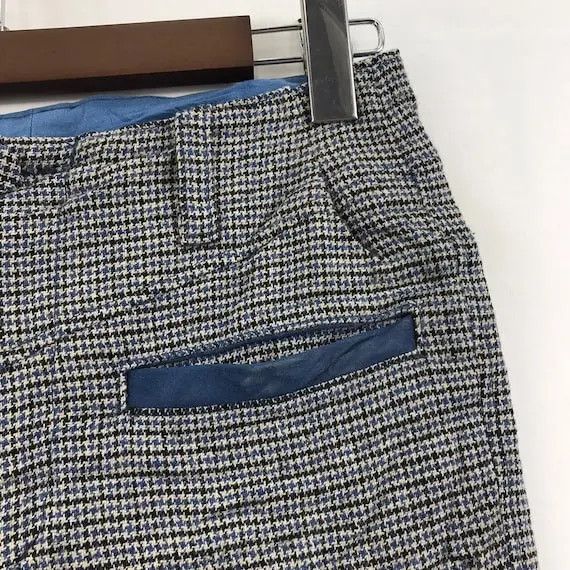 Japanese Brand Vtg HERETIC GOES AROUND Japan Plaids Checks Casual Pant Size 27" / US 4 / IT 40 - 6 Thumbnail