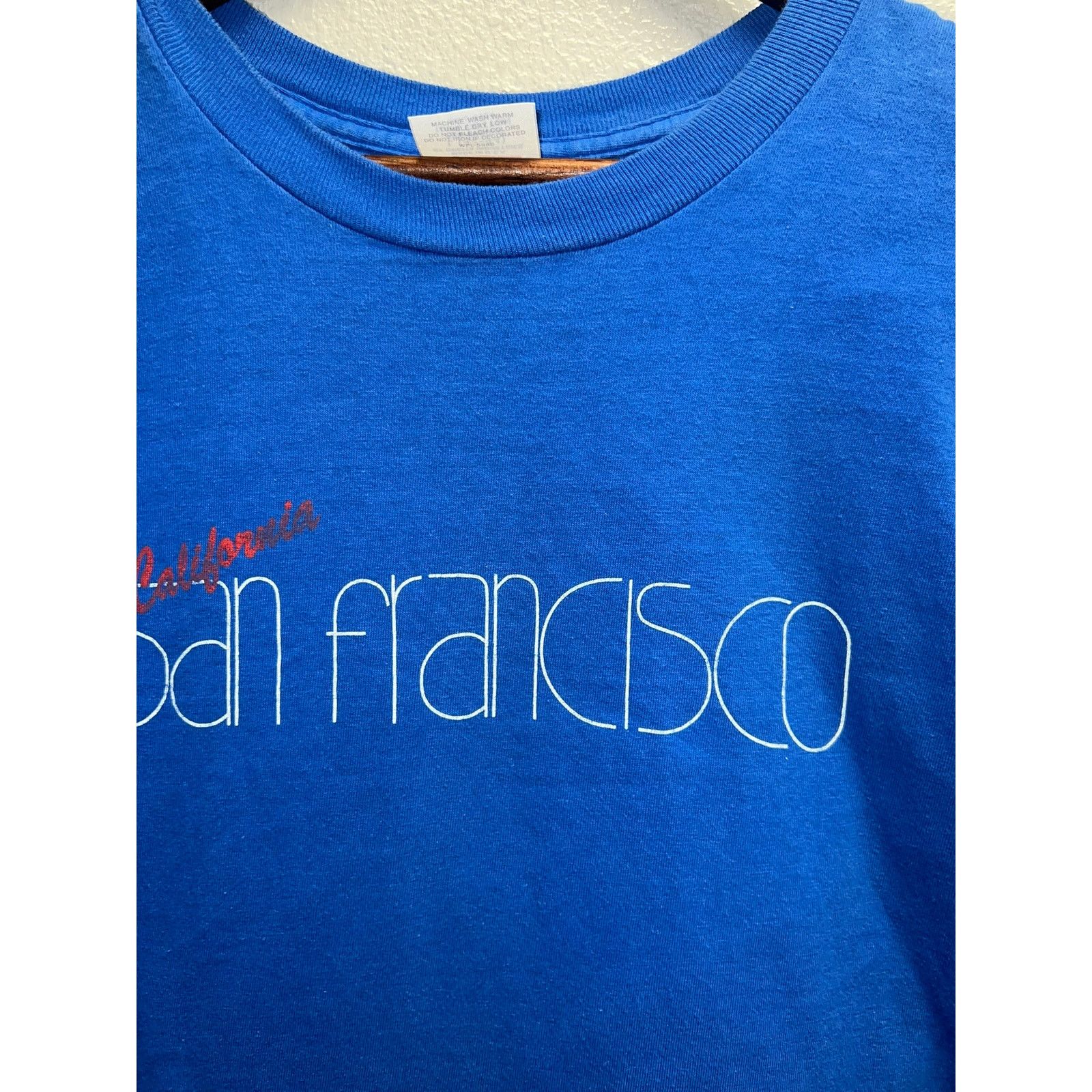Vintage Vintage San Francisco Shirt California CA Blue Graphic 80s M Size US M / EU 48-50 / 2 - 3 Thumbnail