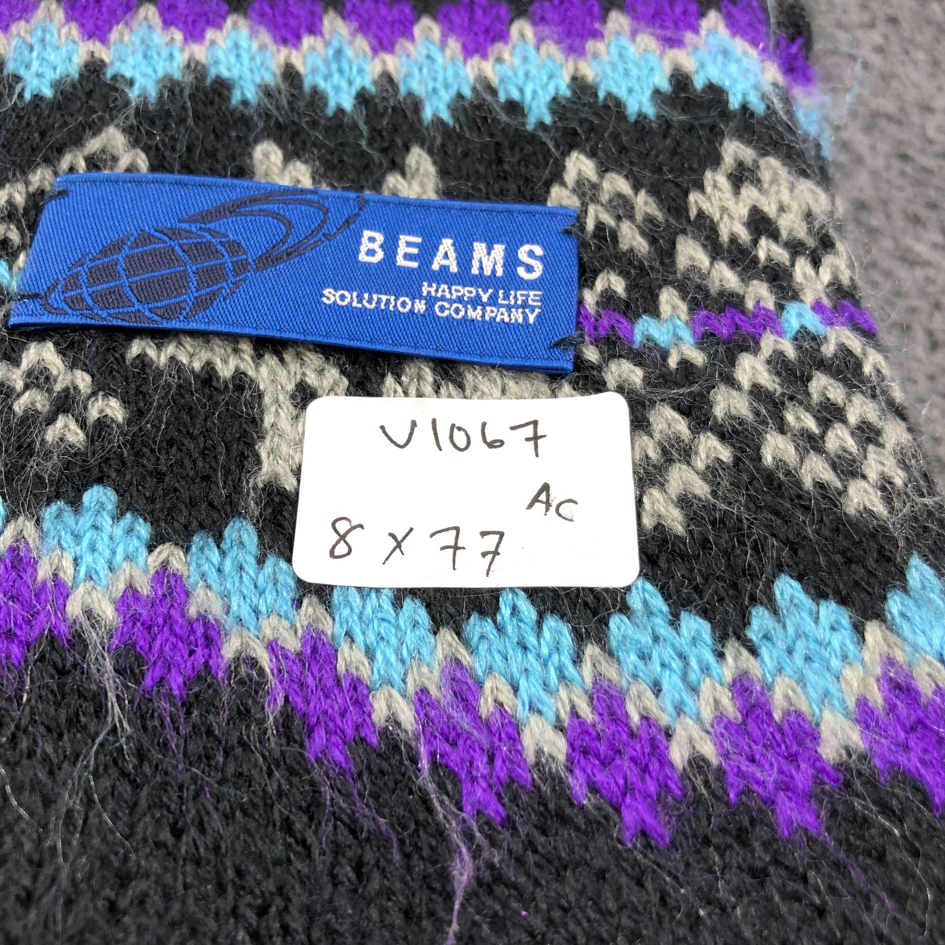 Beams Plus Beams Native Navajo Wool Scarf Muffler V1067 Size ONE SIZE - 6 Thumbnail