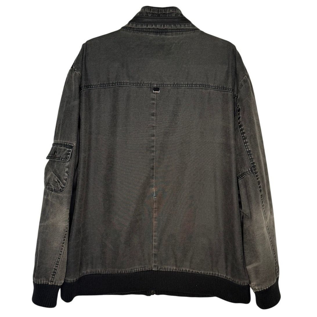 Rocawear Y2K Rocawear R Plus Gray Utility Bomber Jacket Tagged 3XL Size US XXL / EU 58 / 5 - 2 Thumbnail