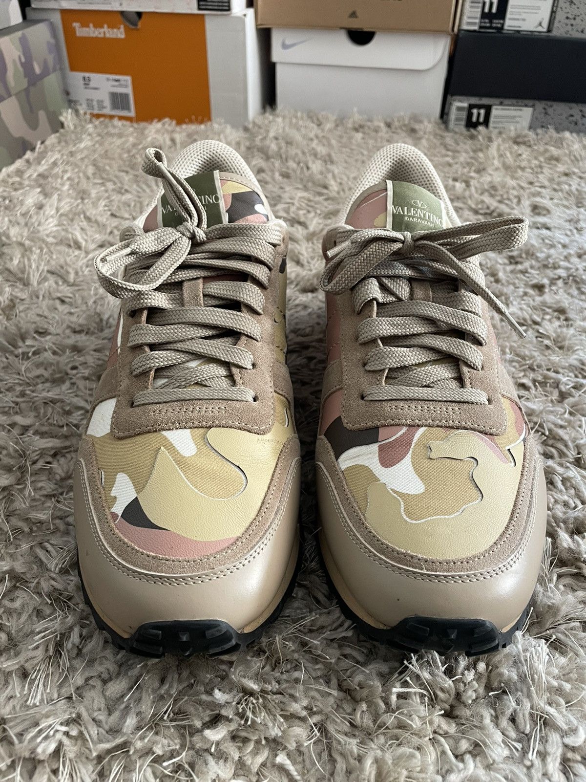 Valentino Valentino RockRunner Camo Size US 11 / EU 44 - 4 Thumbnail