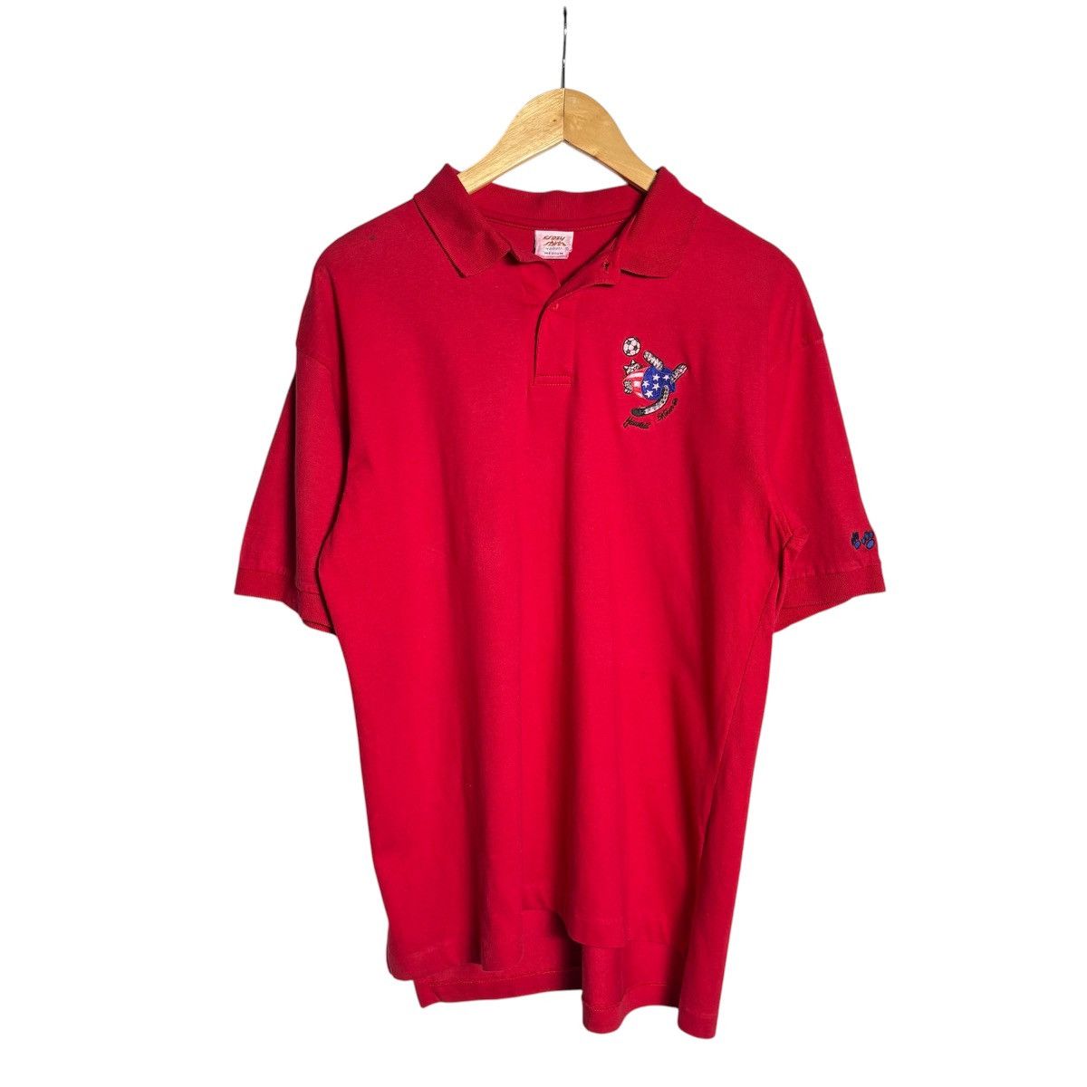 Vintage Vintage 90s Crazy Shirt Hawaii Cat USA Polo Shirt Size US M / EU 48-50 / 2 - 2 Thumbnail