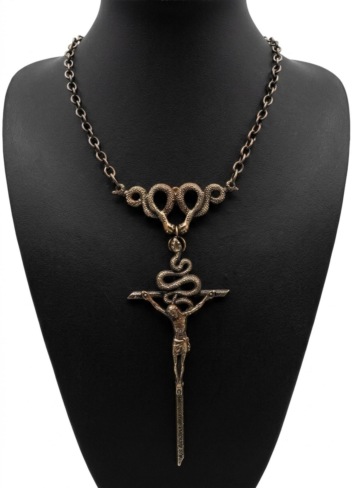 Unknown London Jean Paul Gaultier - Vintage Crucifix Necklace Size ONE SIZE - 1 Thumbnail