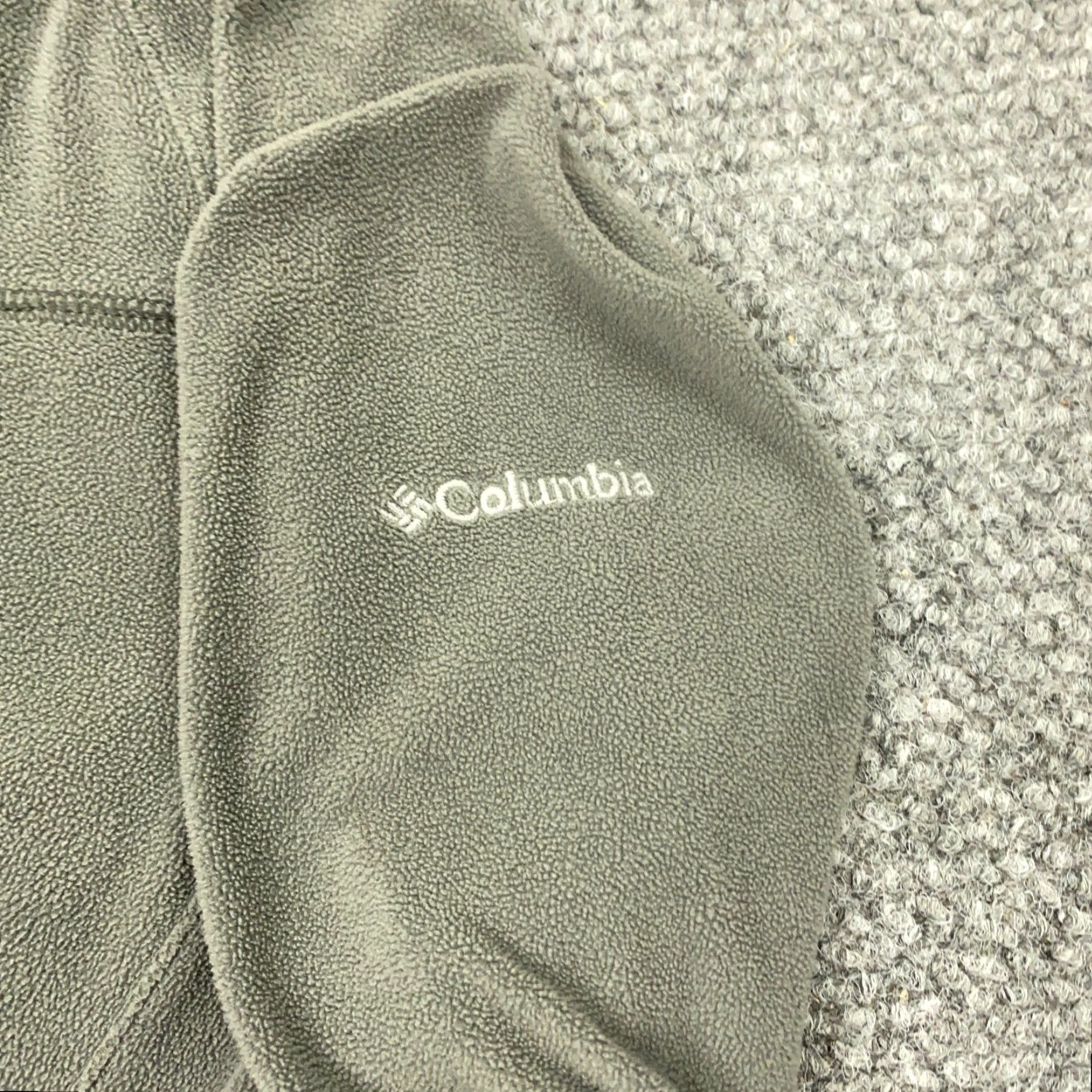 Vintage Columbia Hoodie Womens Medium Gray Fleece Sweatshirt Size M / US 6-8 / IT 42-44 - 3 Thumbnail