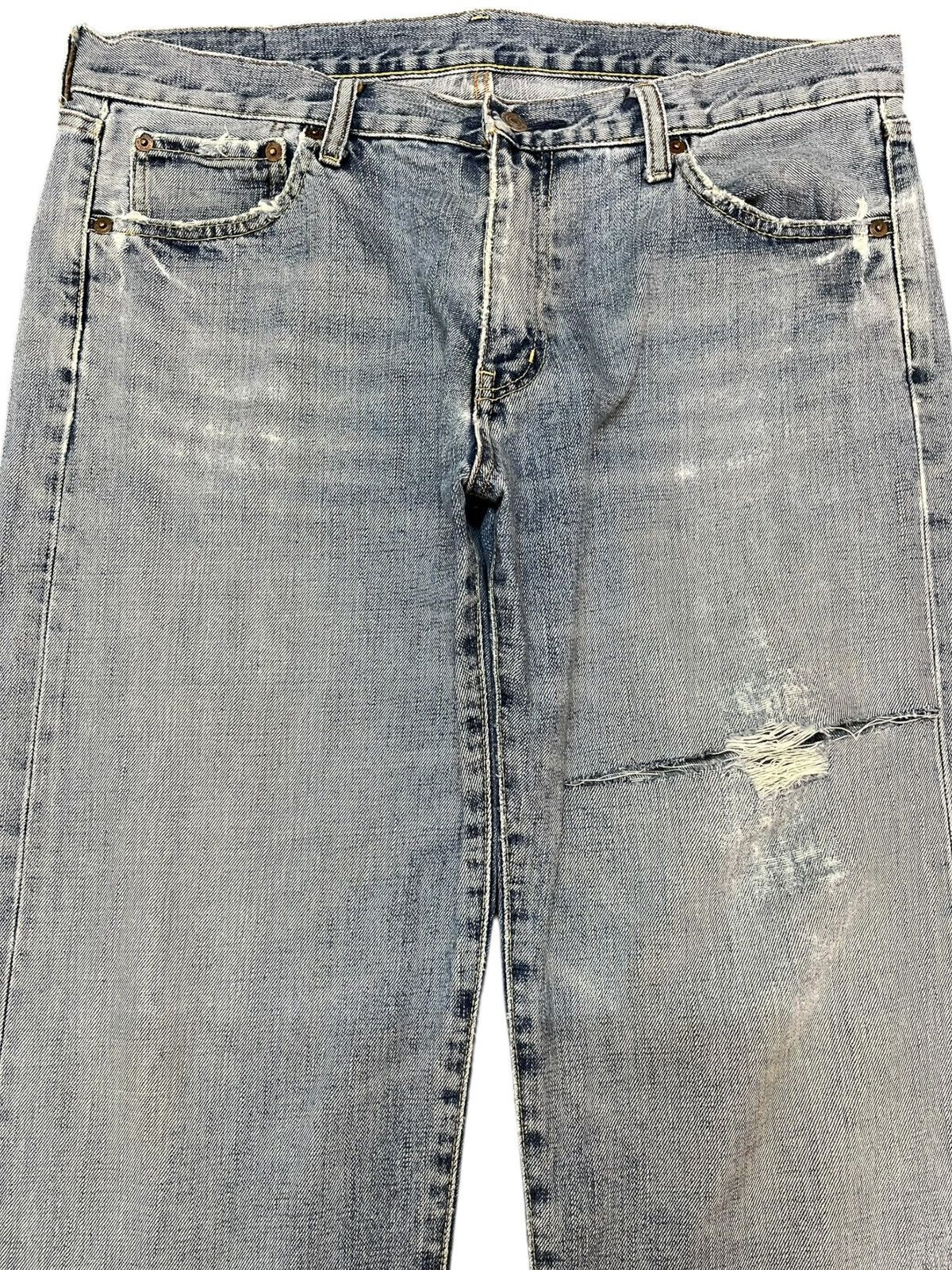 Jun Takahashi × Uniqlo Vintage Uniqlo S-003 Baggy Distressed Denim Size US 36 / EU 52 - 2 Thumbnail