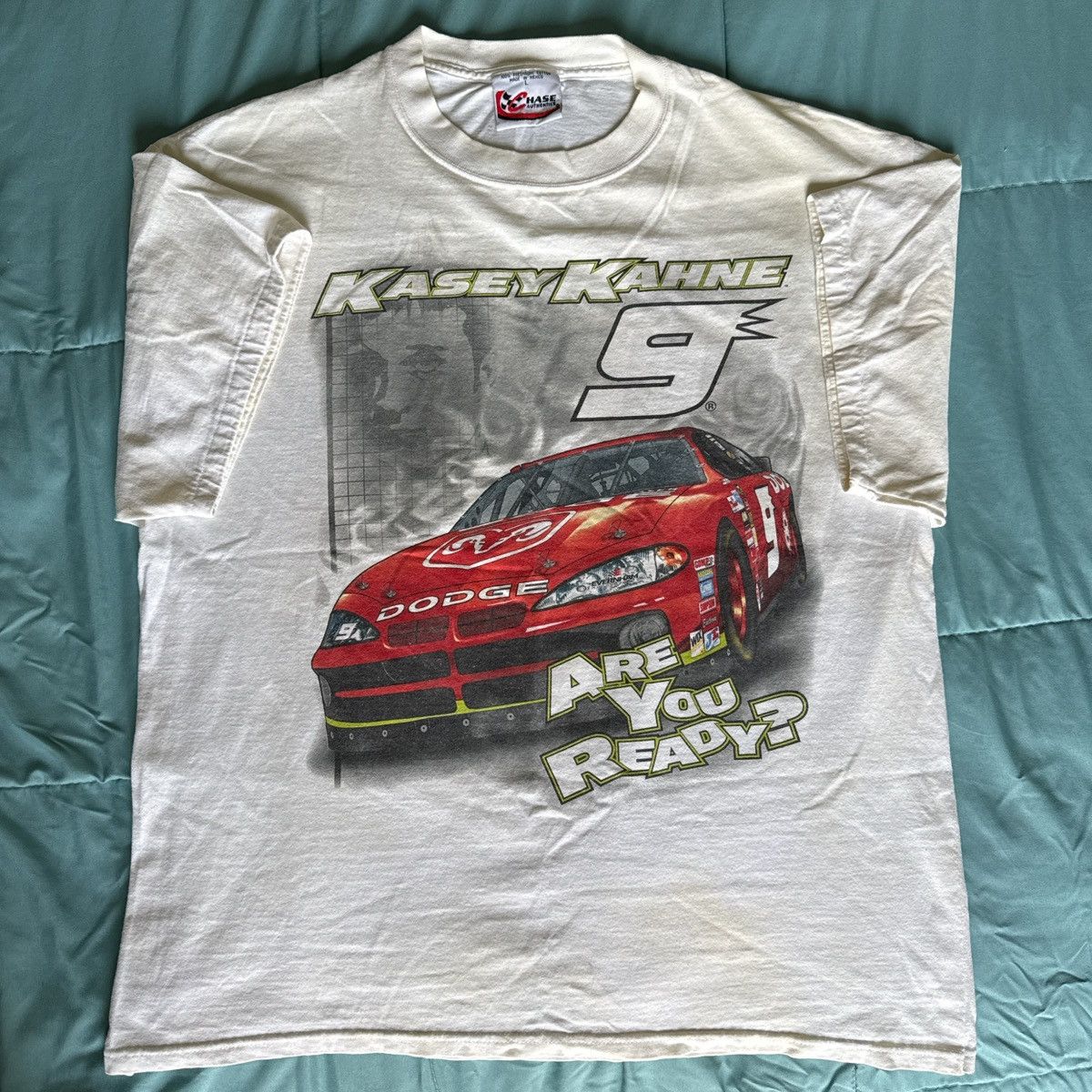 Chase Authentics Kasey Kahne No.9 Dodge Dealers Racing Tee - NASCAR Size US L / EU 52-54 / 3 - 1 Thumbnail