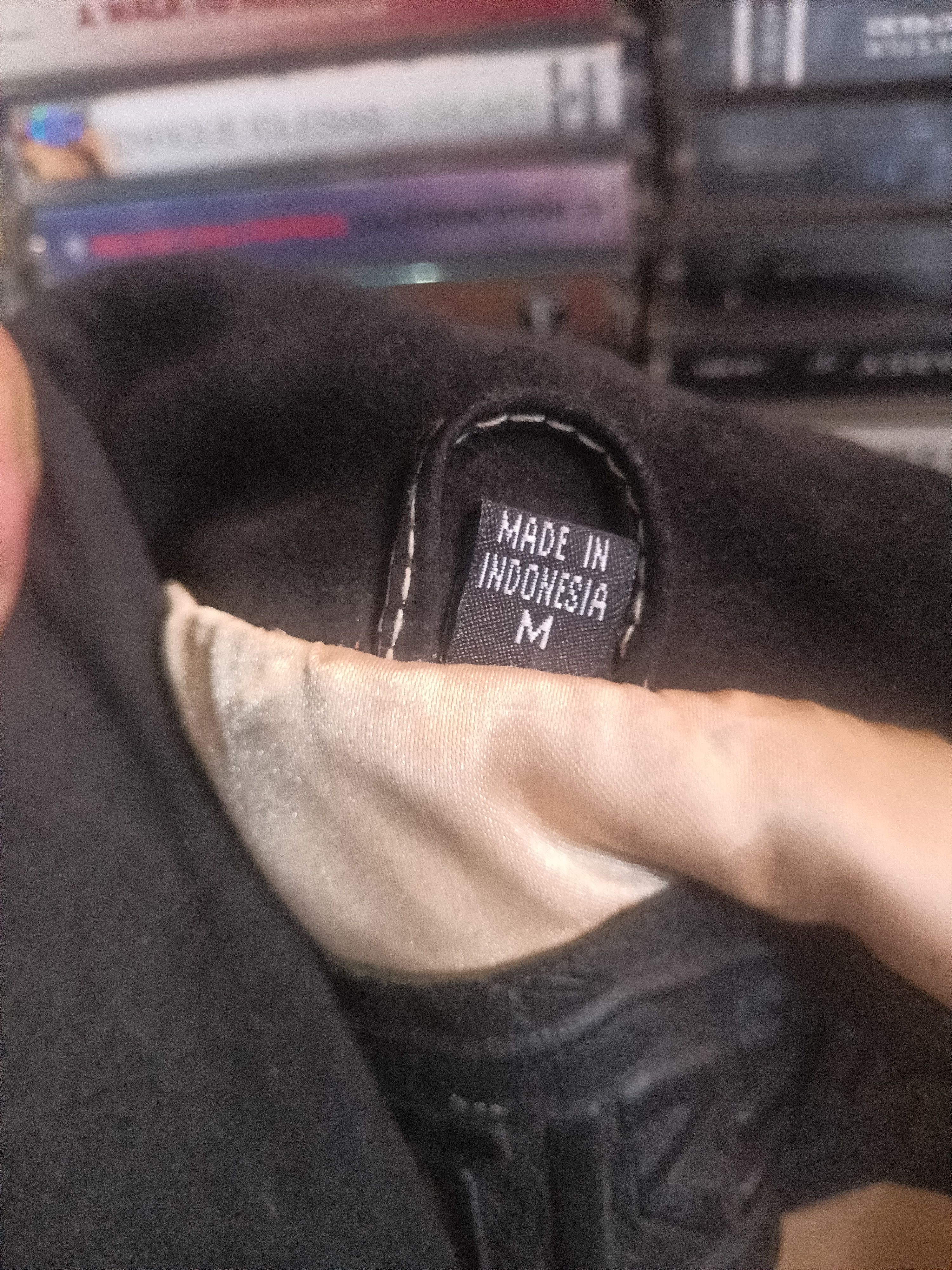Other Vintage 90s leather suede Biker Jacket Contrast Sleeves Size M / US 6-8 / IT 42-44 - 5 Thumbnail
