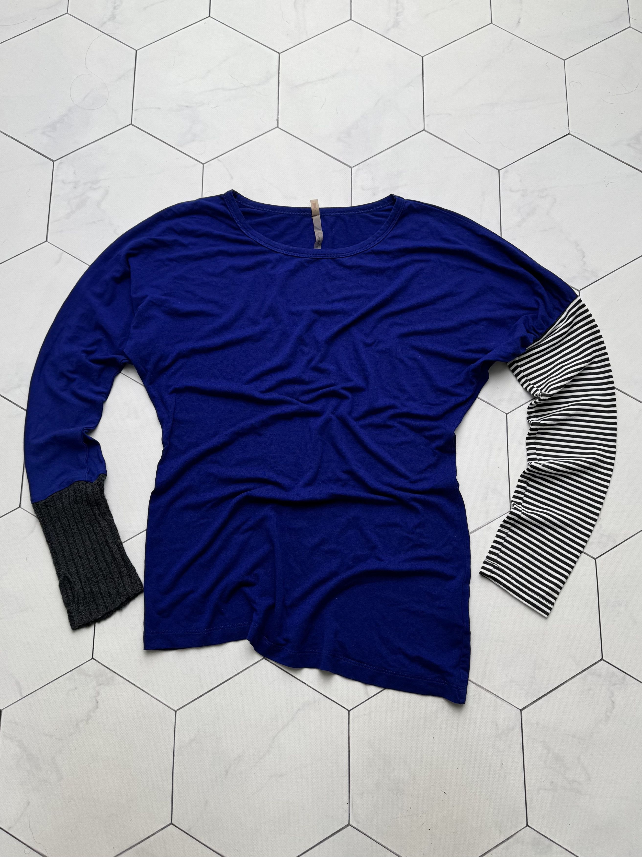 Cop Copine Cop Copine Vintage Women's Asymmetric Long Sleeve Shirt B4 Size M / US 6-8 / IT 42-44 - 1 Thumbnail