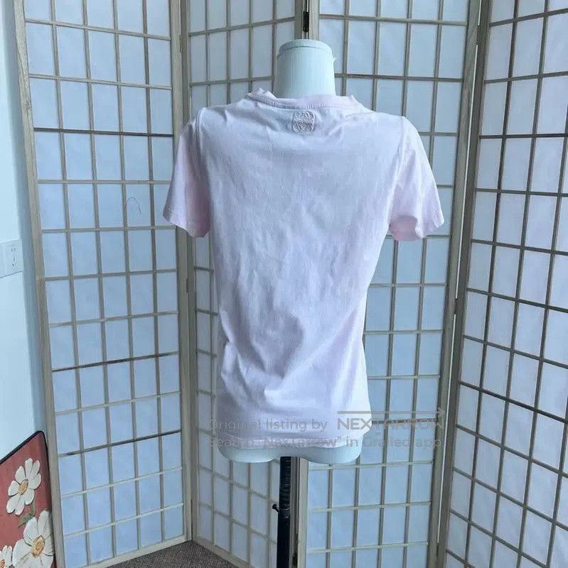 Loewe Loewe Pink Cotton Women's T-Shirt . Size XS / US 0-2 / IT 36-38 - 2 Thumbnail