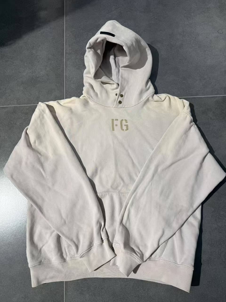 Fear of God Fear of God Retro White Hoodie m Men Size US M / EU 48-50 / 2 - 1 Thumbnail
