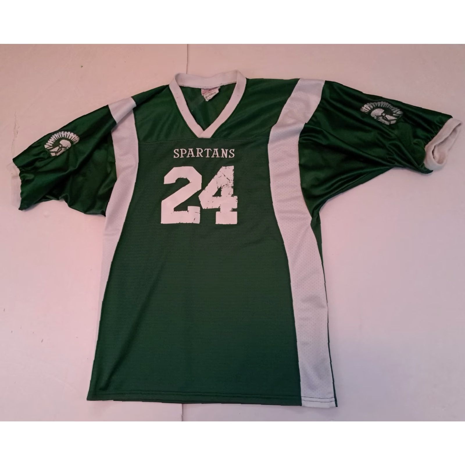 Vintage VINTAGE Michigan State Spartans Football Jersey Embroidered Printed Large 42-44 Size US L / EU 52-54 / 3 - 5 Thumbnail