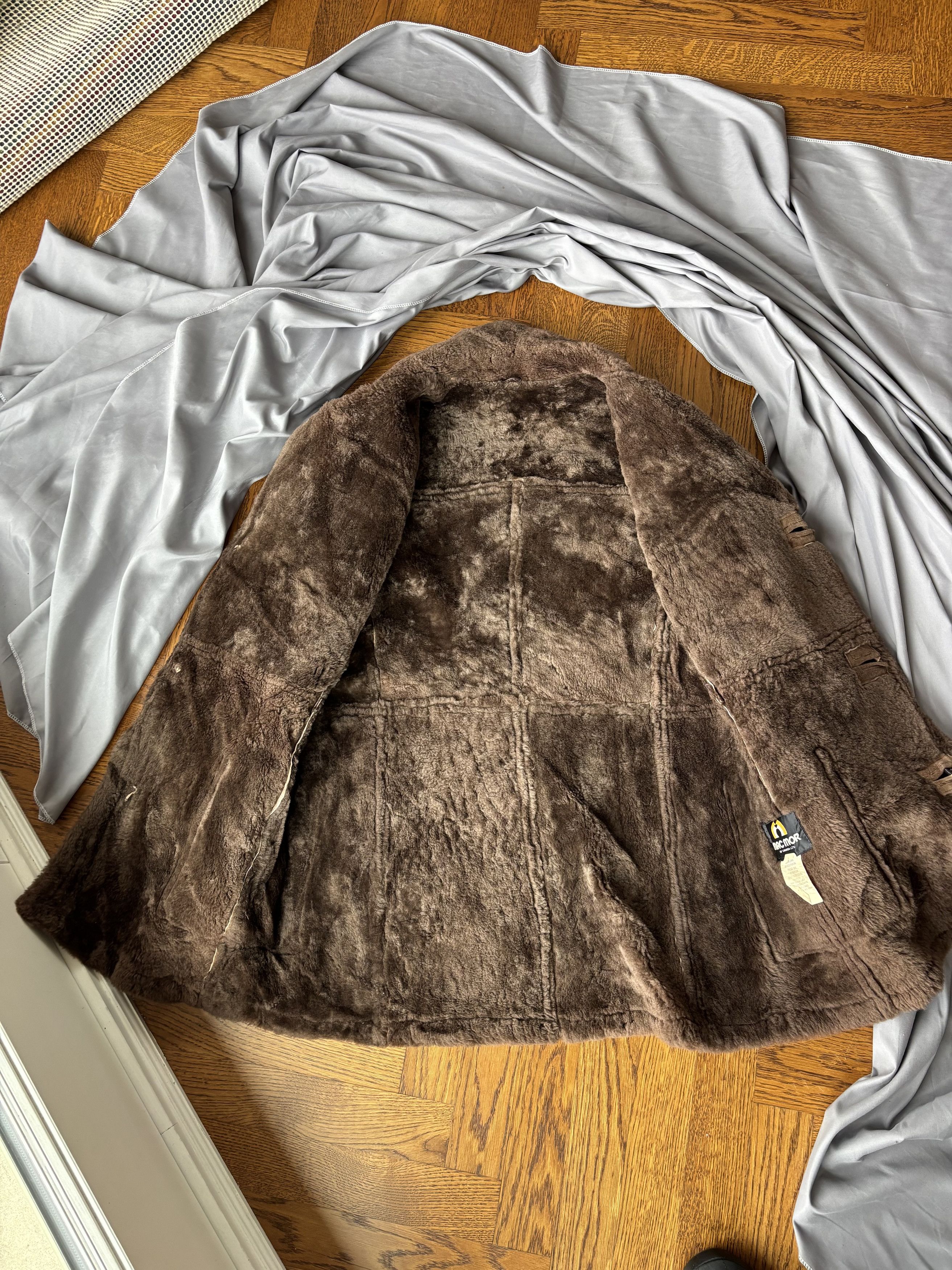 Vintage 1970s Sheepskin Coat Vintage Shearling Jacket Macmor Long Size US S / EU 44-46 / 1 - 3 Thumbnail