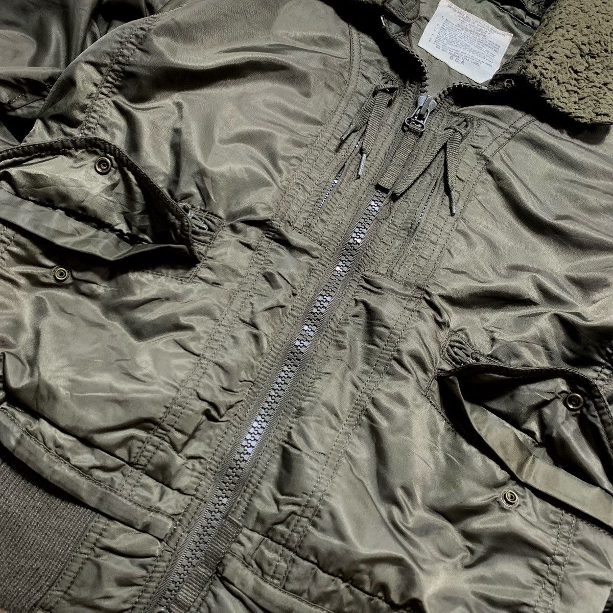 Vintage 90s G. O. A Military Riders Bomber Jacket