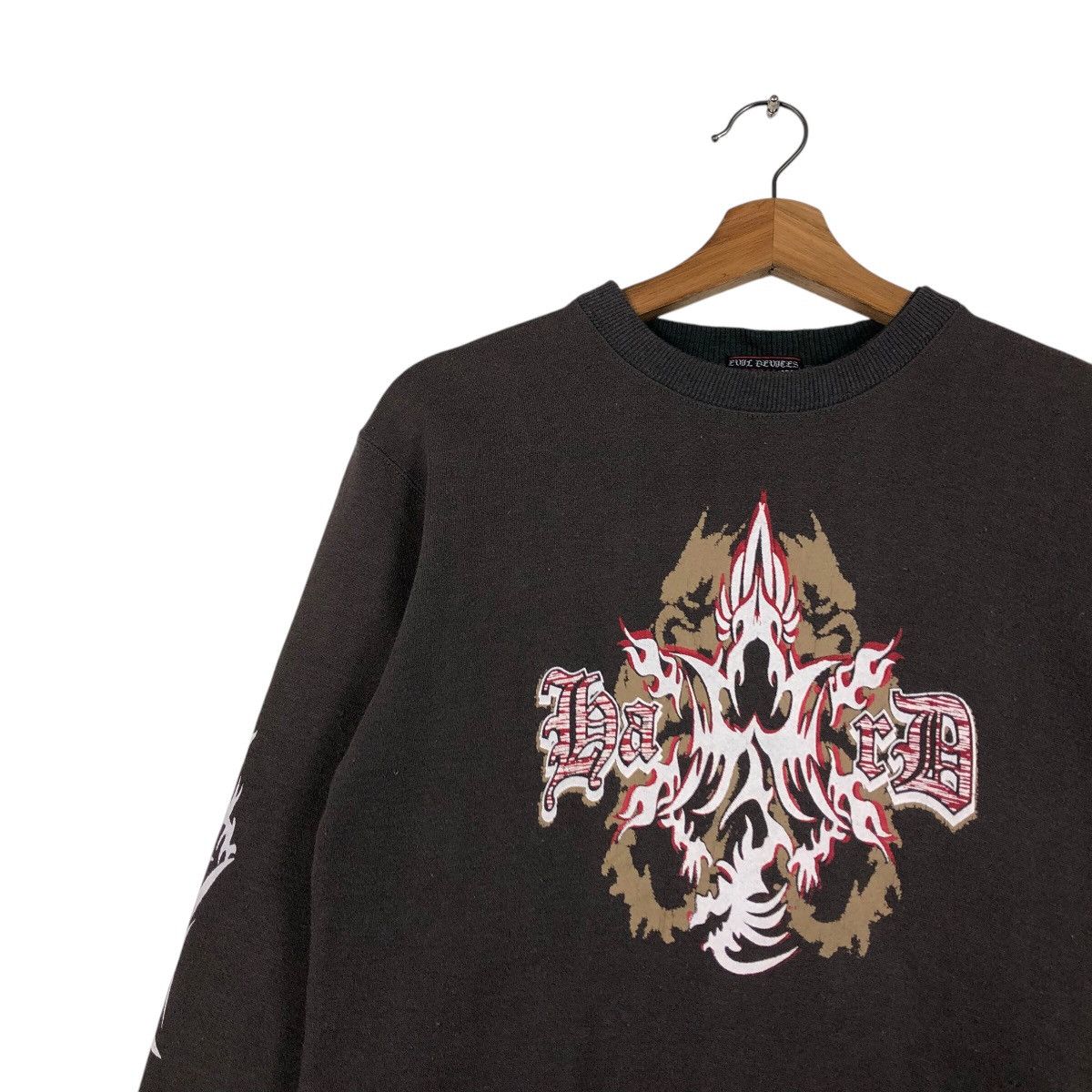 Japanese Brand 📌Vintage Japanese Brand Sweatshirt Punk Design Big Logo Size US M / EU 48-50 / 2 - 8 Thumbnail