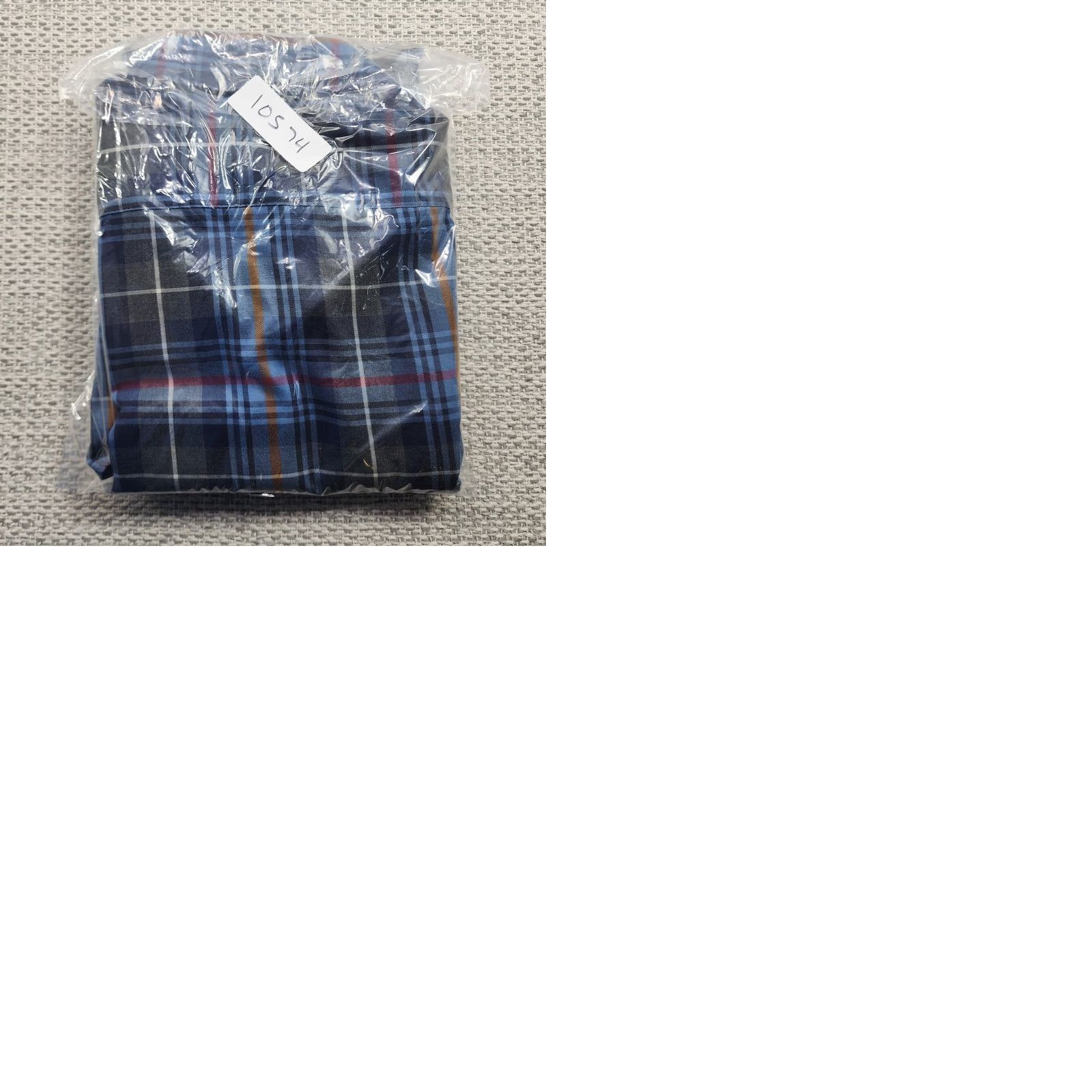 Vintage Sam Malouf Shirt Mens XL Plaid Button Down Long Sleeve Luxury Made in Romania Size US XL / EU 56 / 4 - 9 Thumbnail