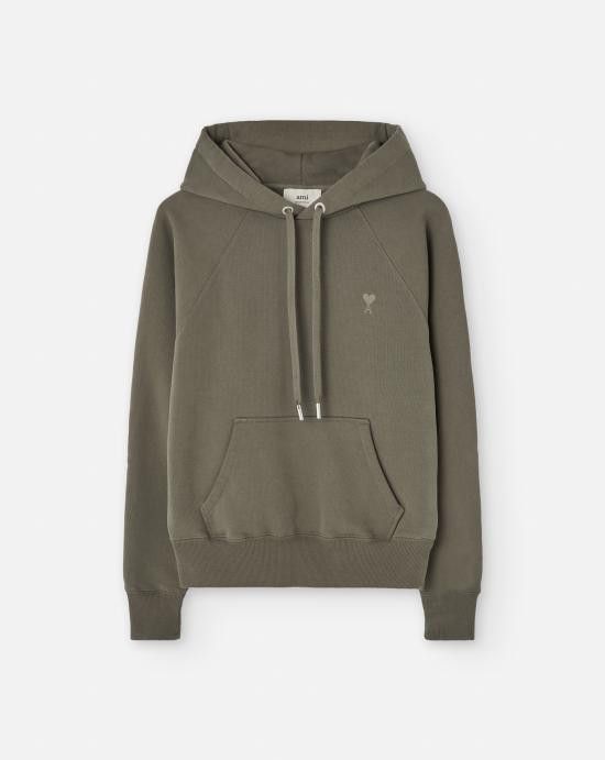AMI｜HOODIES/SWEATS (USW274 747 0953) AMI AMI Women Hoodies USW274 747 0953 Smoke grey | Grailed