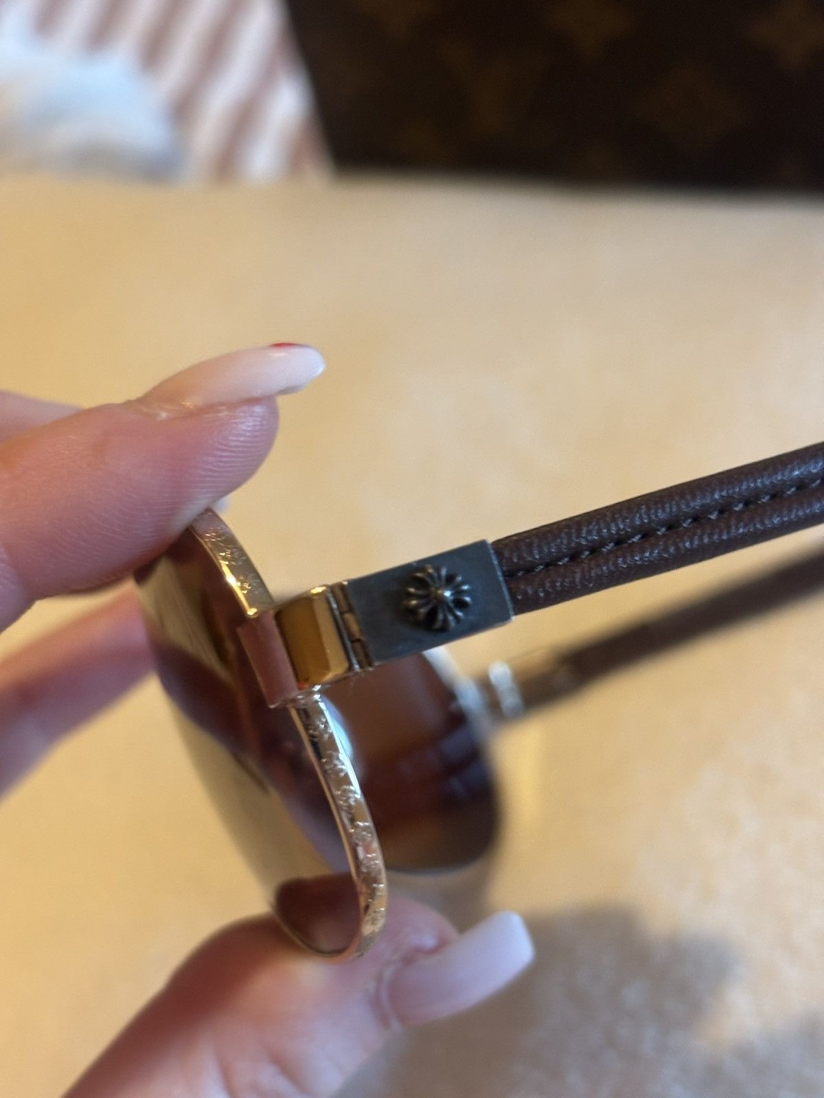 Chrome Hearts Chrome Hearts “Red Riot” aviator sunglasses. Size ONE SIZE - 18 Thumbnail