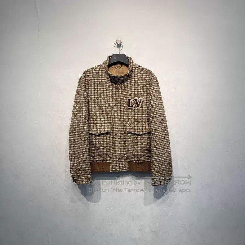 Louis Vuitton Louis Vuitton SS25 Beaded Houndstooth Jacket Size US L / EU 52-54 / 3 - 1 Thumbnail