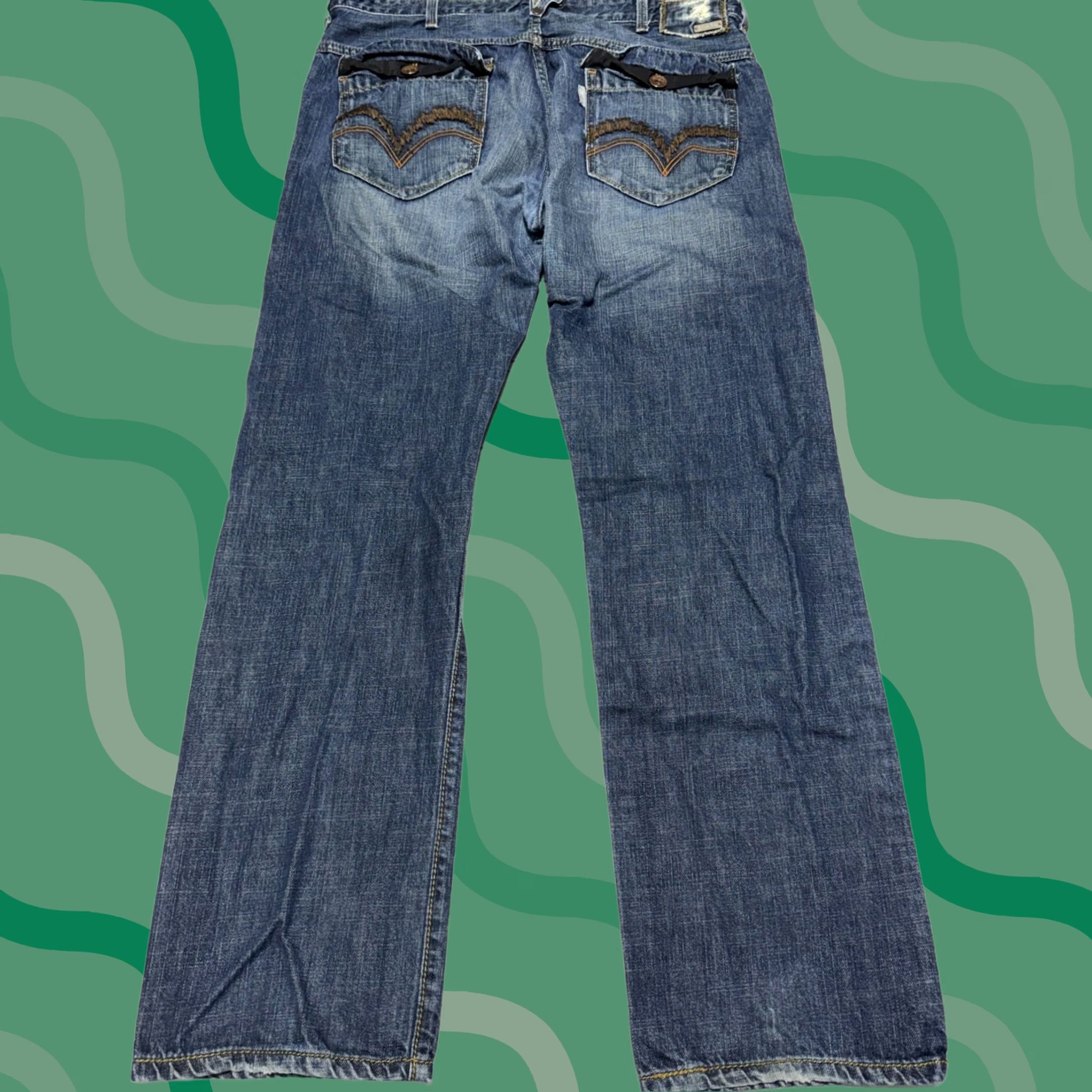 Levi's VINTAGE Levi’s Silvertab Jeans Slim Straight 38x32 Blue 90s Mens Denim 5-Pocket VTG Y2K Size US 38 / EU 54 - 1 Thumbnail