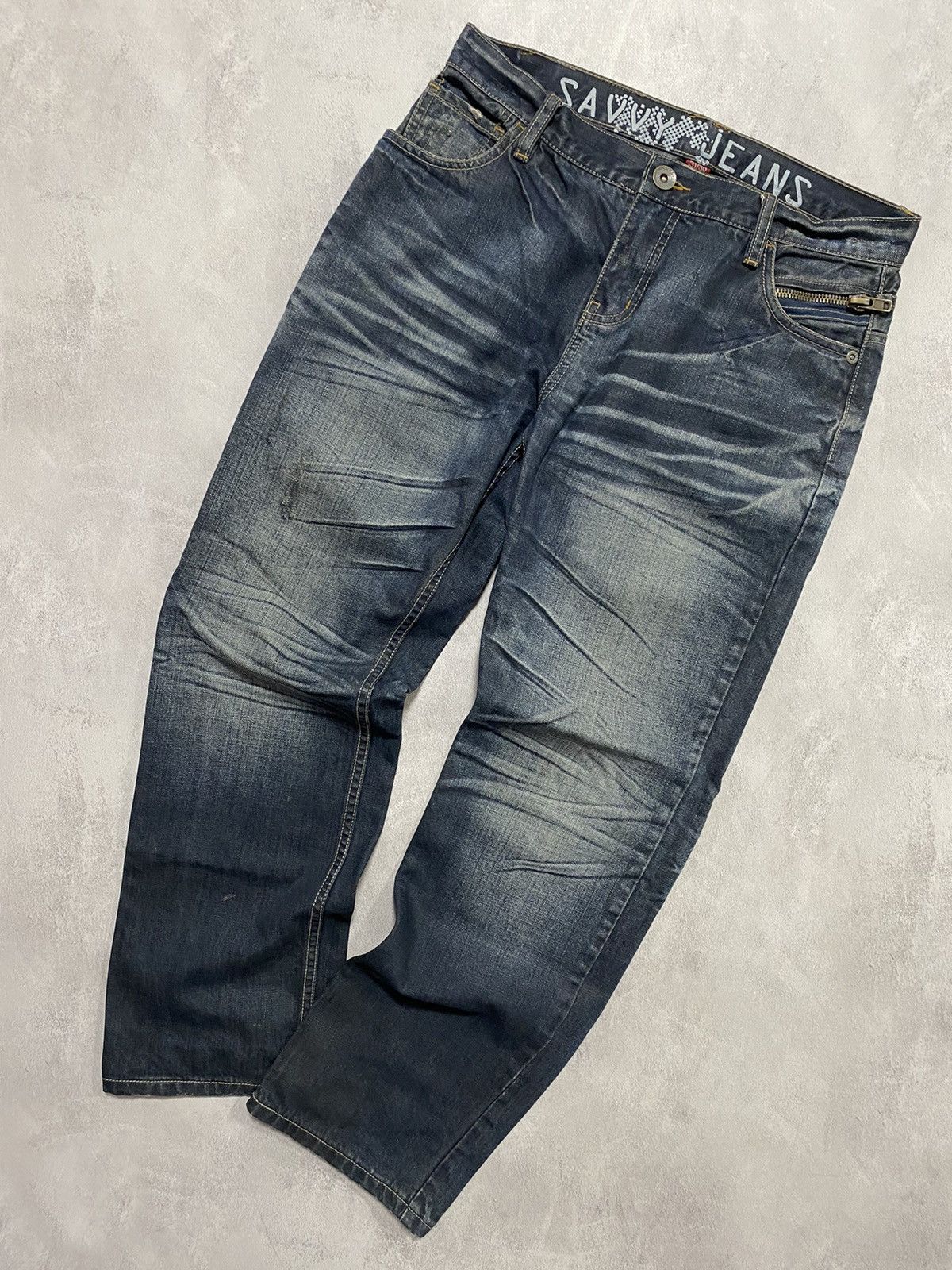Hysteric Glamour Vintage 90s Jeans Pants SAVVY Revival Breaker Rock N Roll Size US 31 - 1 Thumbnail
