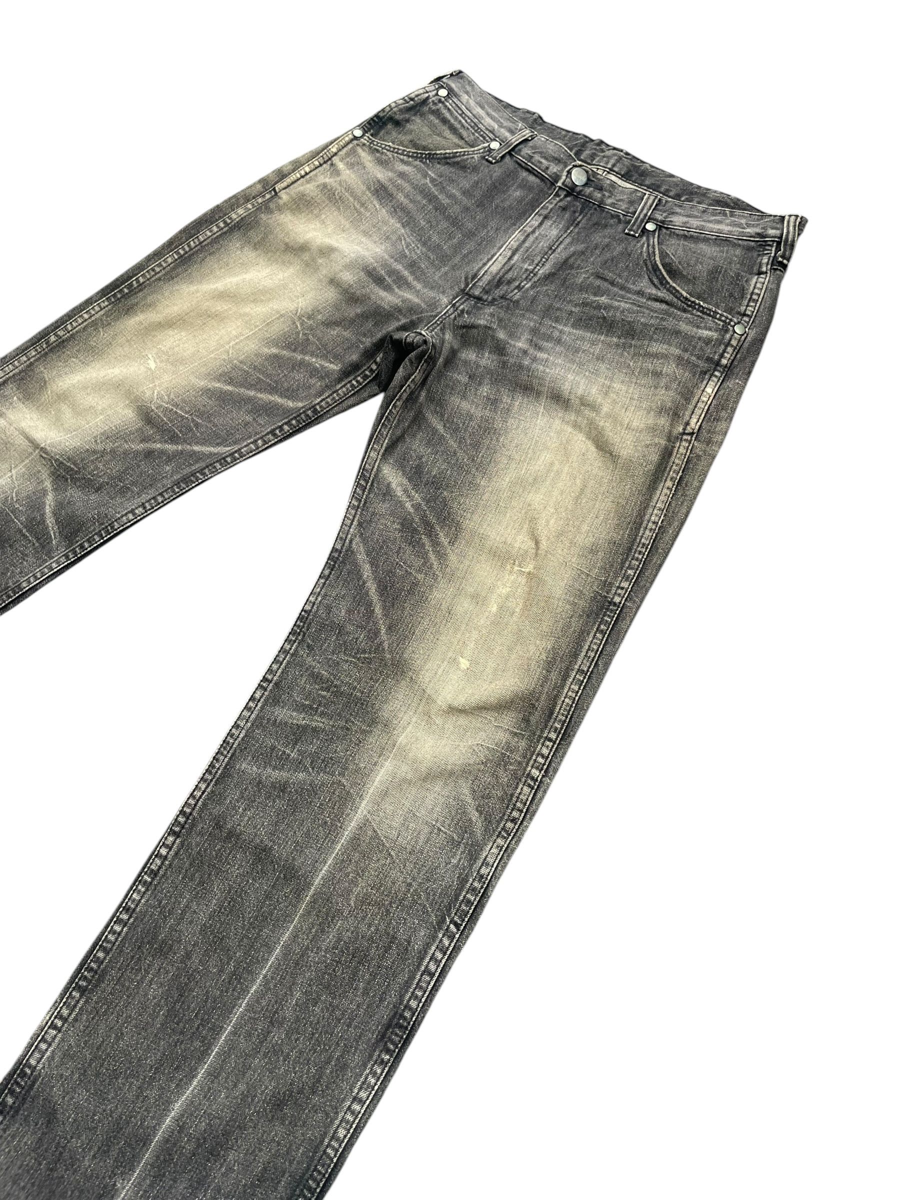 Wrangler Vintage 90's Wrangler Faded Distresed Size US 34 / EU 50 - 2 Thumbnail