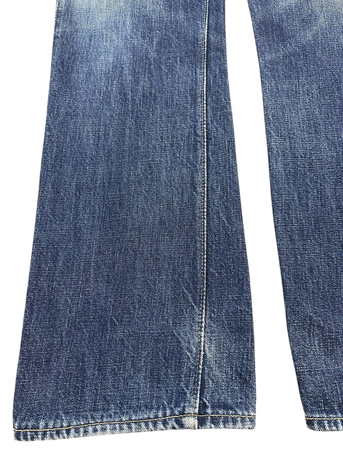 Full Count & Co. Vintage Japan Full Count Blue Faded Wash Wide Leg Jeans Size US 30 / EU 46 - 6 Thumbnail