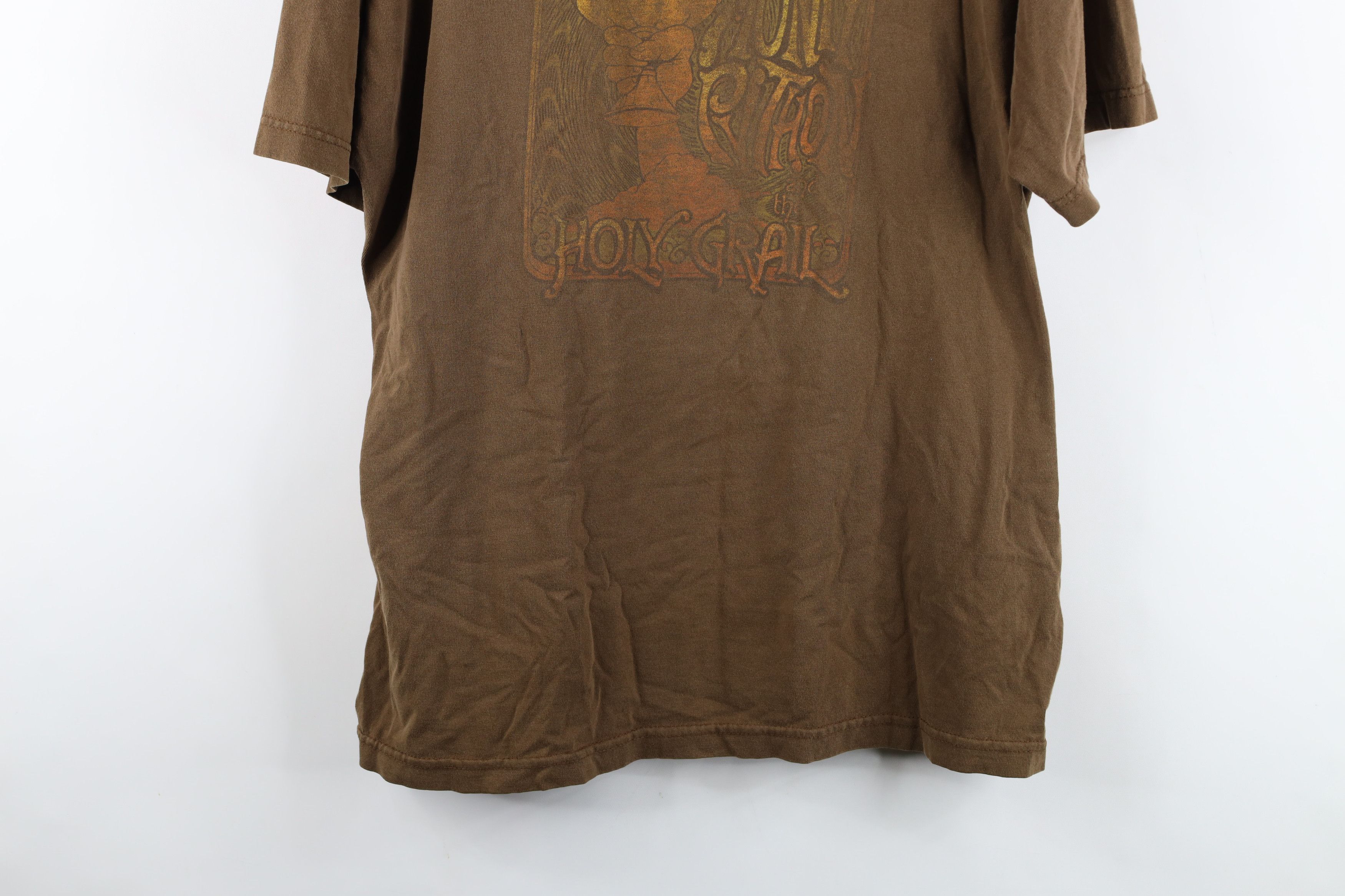 Vintage Vintage Y2K Python and the Holy Grail Movie T-Shirt Brown Size US XL / EU 56 / 4 - 3 Thumbnail