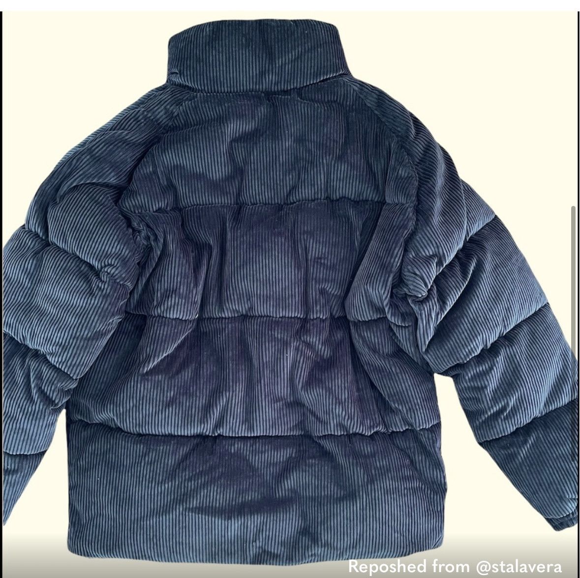 Zara ZARA BLACK CORDUROY PUFFER JACKET | L/XL Size US L / EU 52-54 / 3 - 3 Thumbnail