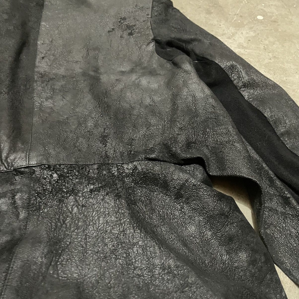 Rick Owens Runway rick owens leather jacket Size L / US 10 / IT 46 - 22 Thumbnail