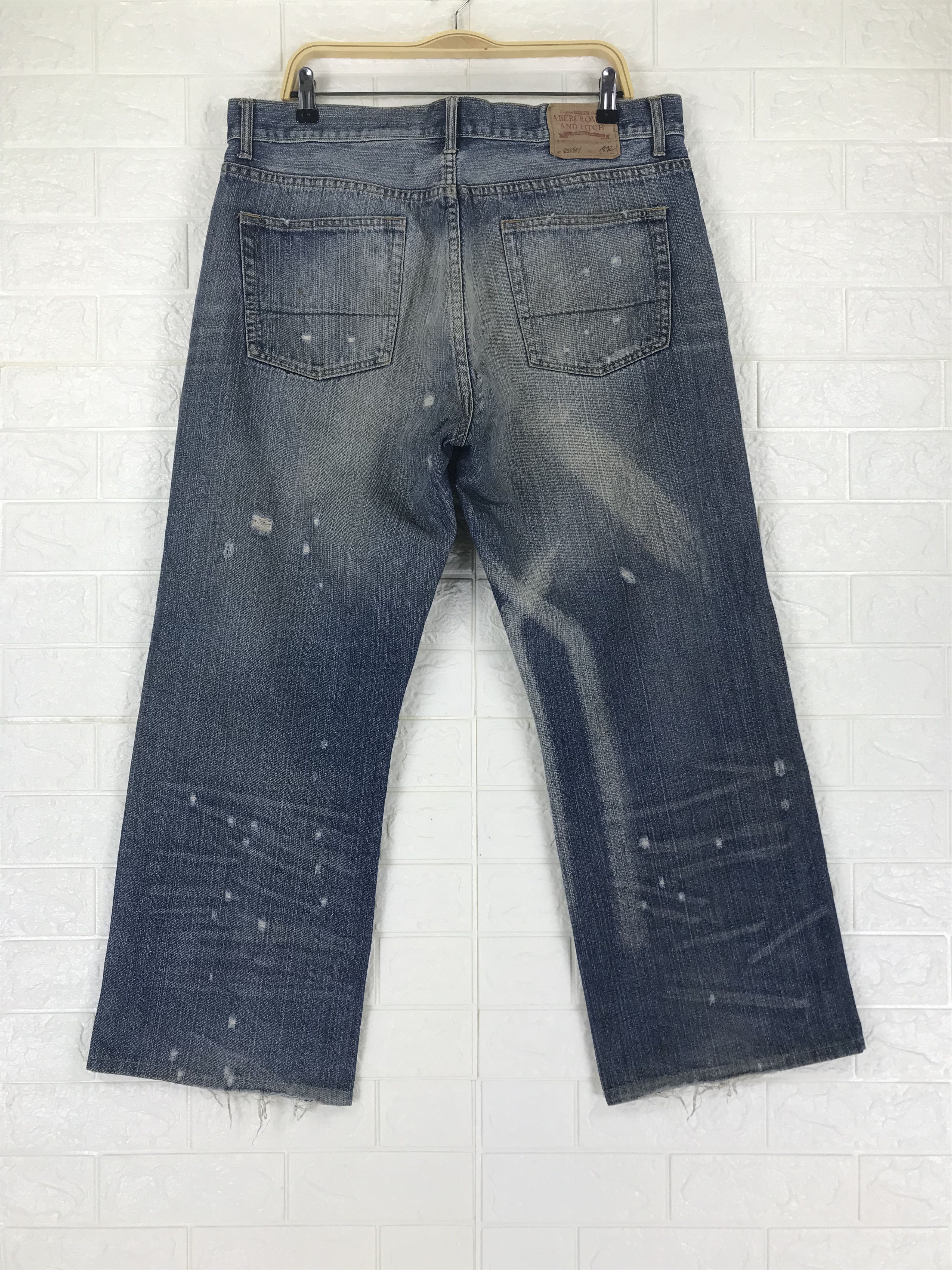 Abercrombie & Fitch Vintage Abercrombie & Fitch Baggy Jeans Wide Leg Denim Size US 36 / EU 52 - 5 Thumbnail