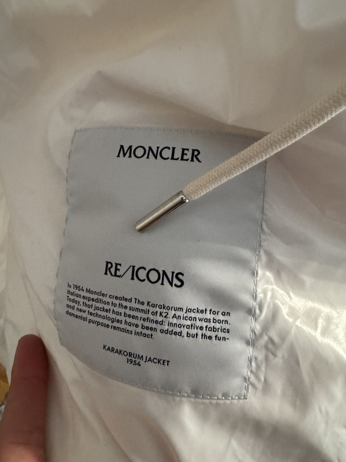 Moncler Moncler Men's Karakorum Down Jacket Cream Size 6 Size US XXL / EU 58 / 5 - 8 Thumbnail