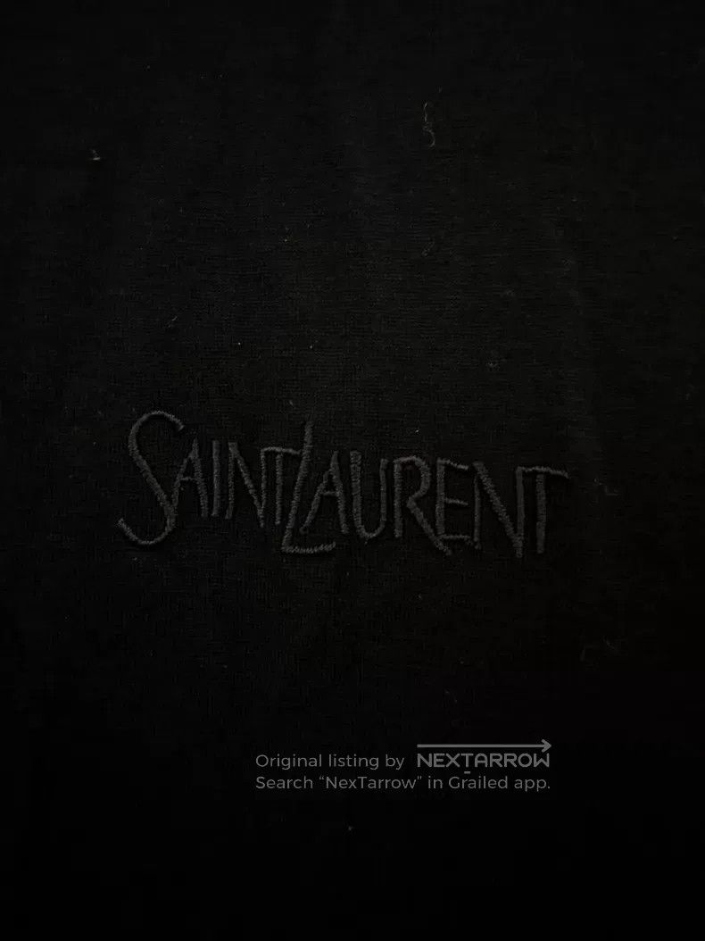 Saint Laurent Paris Saint Laurent Paris Classic Black Short Sleeve Size US L / EU 52-54 / 3 - 2 Thumbnail