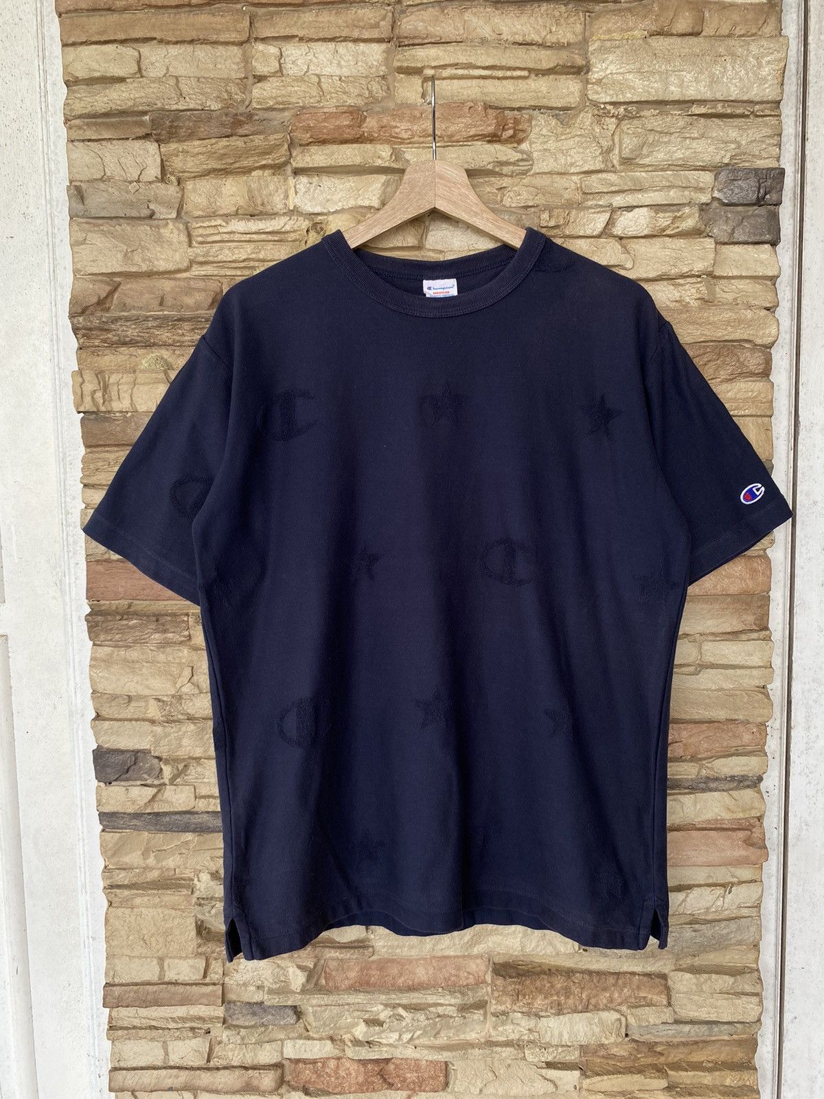 Champion Vintage Champion Embroidered Logo Tees streetwear Size US M / EU 48-50 / 2 - 1 Thumbnail