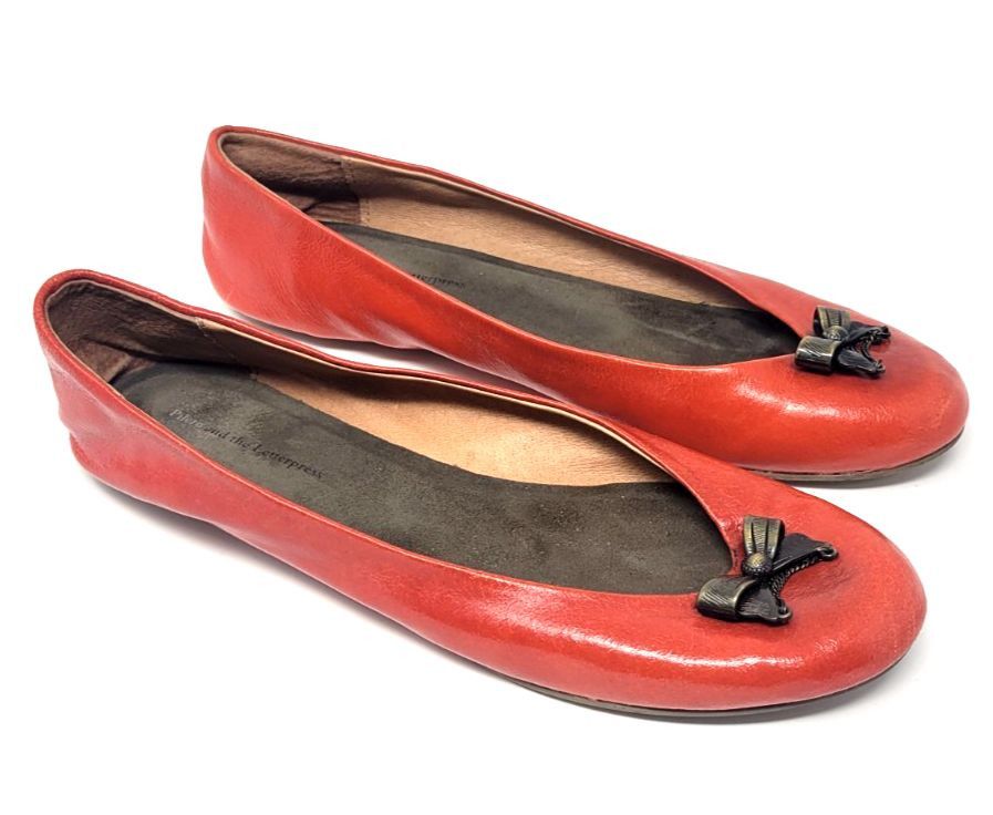 Other Pilcro and the Letterpress Leather Ballet Flats Slip On Sz 9 Size US 9 / IT 39 - 1 Thumbnail