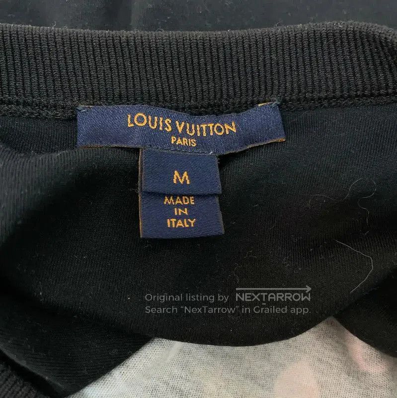 Louis Vuitton Louis Vuitton Printed Black Cotton T. Size M / US 6-8 / IT 42-44 - 5 Thumbnail