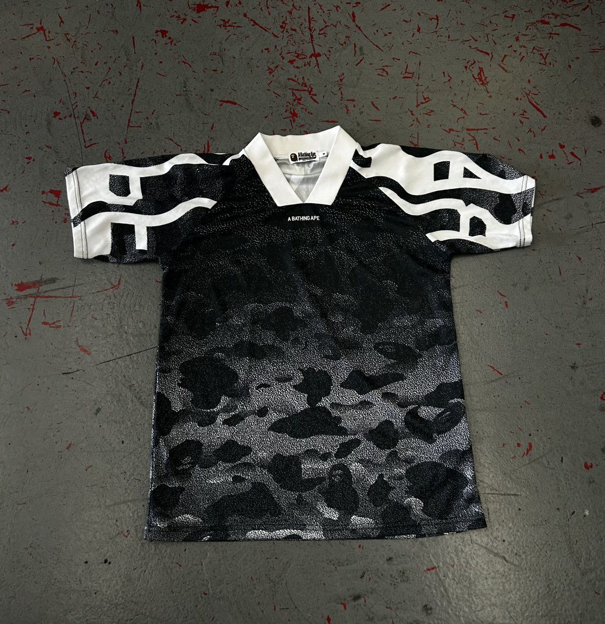 Bape A Bathing Ape Black Soccer Jersey Size Medium Size US M / EU 48-50 / 2 - 1 Thumbnail