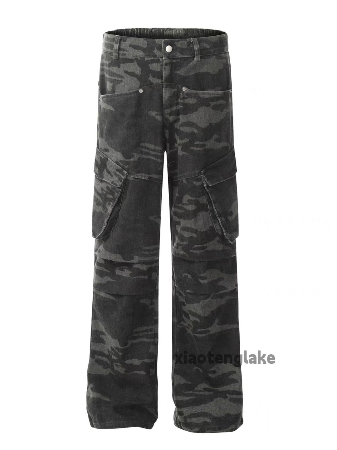 Designer × Japanese Brand × Vintage washed faded utility military camo cargo pants Size US 28 / EU 44 - 5 Thumbnail