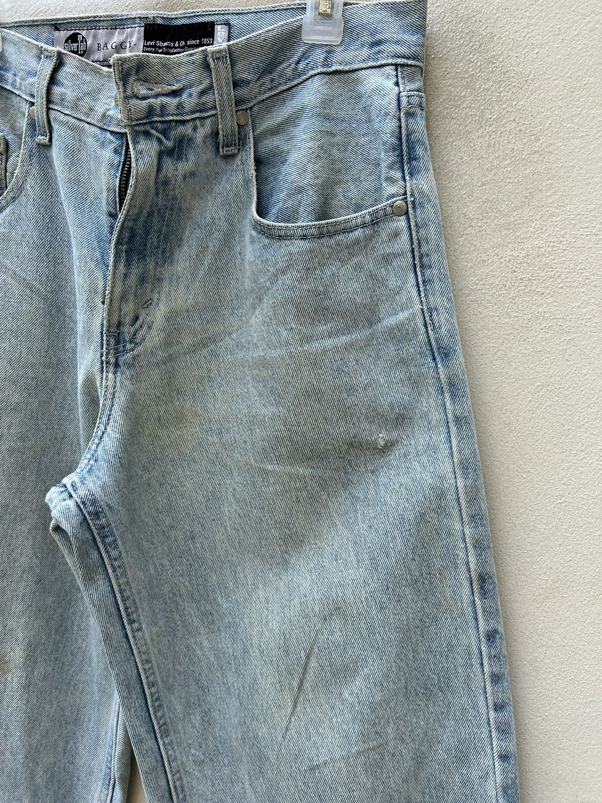 Levi's Vintage Levi’s Silvertab Dirty Mud Denim Baggy Jeans Size US 30 / EU 46 - 11 Thumbnail