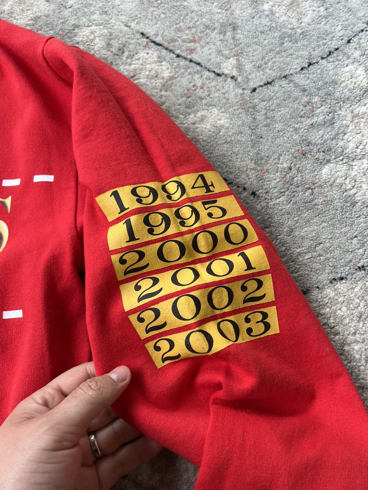 Formula 1 Very Rare Michael Schumacher F1 World Champion Hoodie Size US XL / EU 56 / 4 - 6 Thumbnail