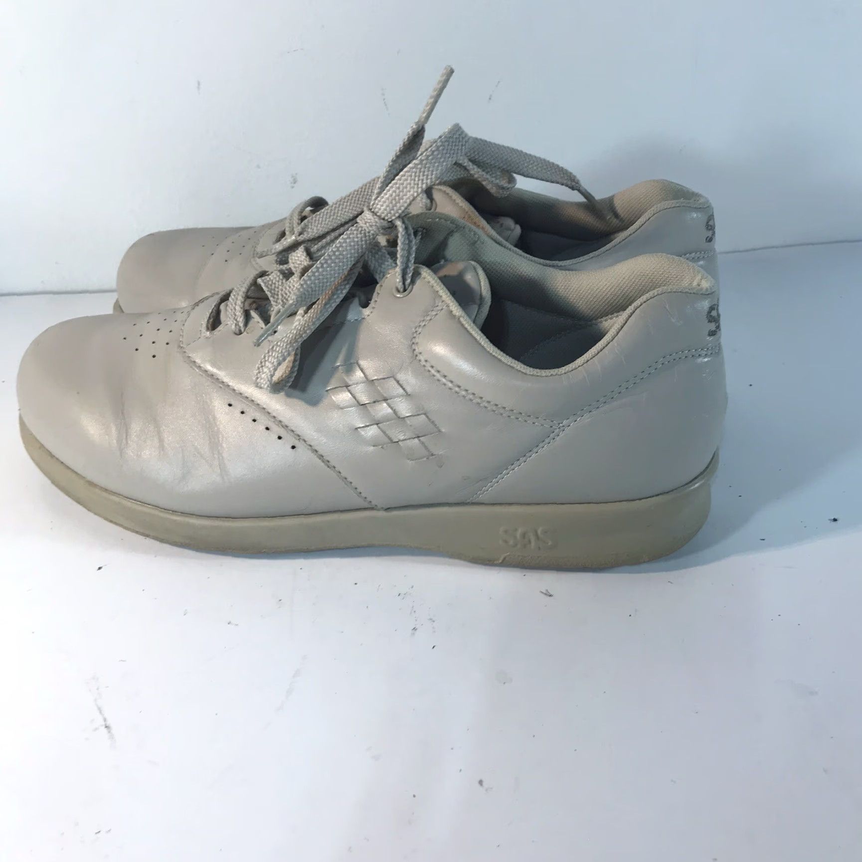 SAS VINTAGE SAS Tripad Comfort Women's Sneakers Casual Low Top Beige Leather Size 8.5N USA Size US 9 / IT 39 - 4 Thumbnail