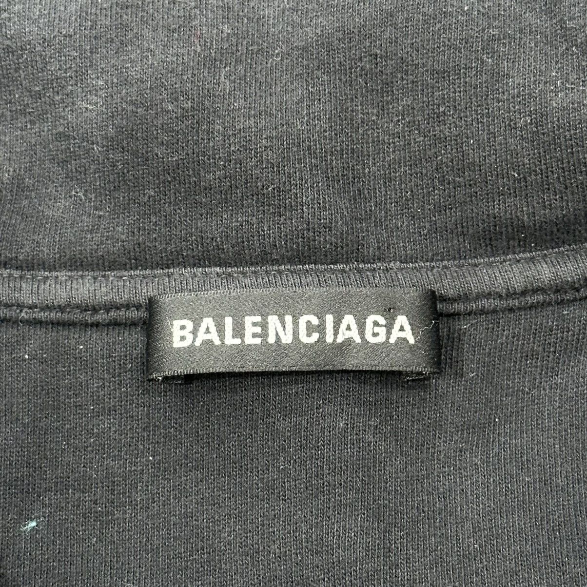 Balenciaga BALENCIAGA PATCHWORK FLEECE HALF ZIP SWEATSHIRT SIZE M Size US M / EU 48-50 / 2 - 7 Thumbnail