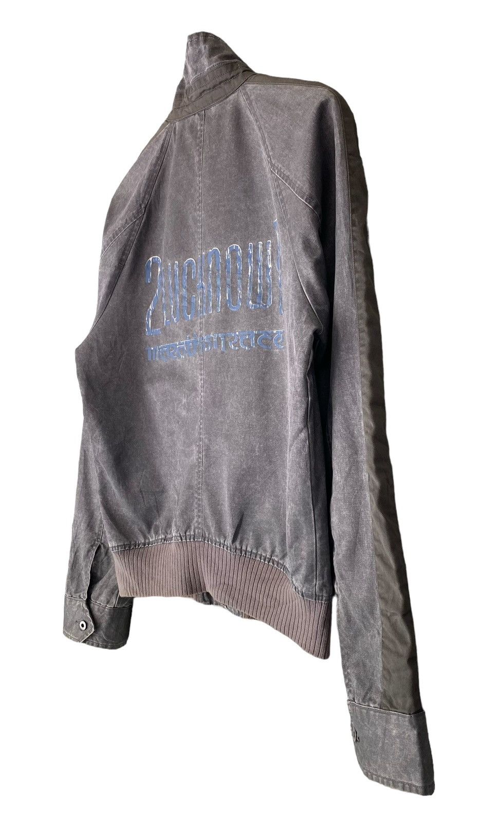 Diesel Rare 🔥 DIESEL Silver Light Zipper Jacket (M) Size US M / EU 48-50 / 2 - 13 Thumbnail