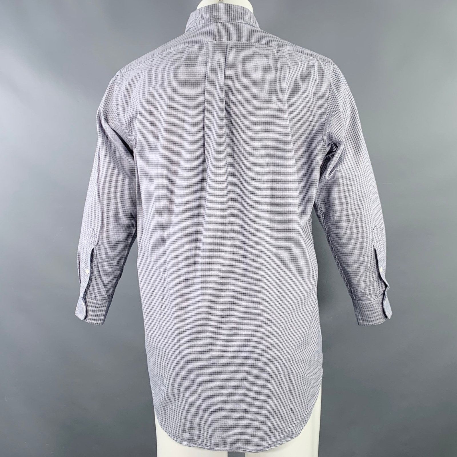 Ralph Lauren RALPH LAUREN Blue Red Woven Cotton One Pocket Long Sleeve Size US M / EU 48-50 / 2 - 4 Thumbnail