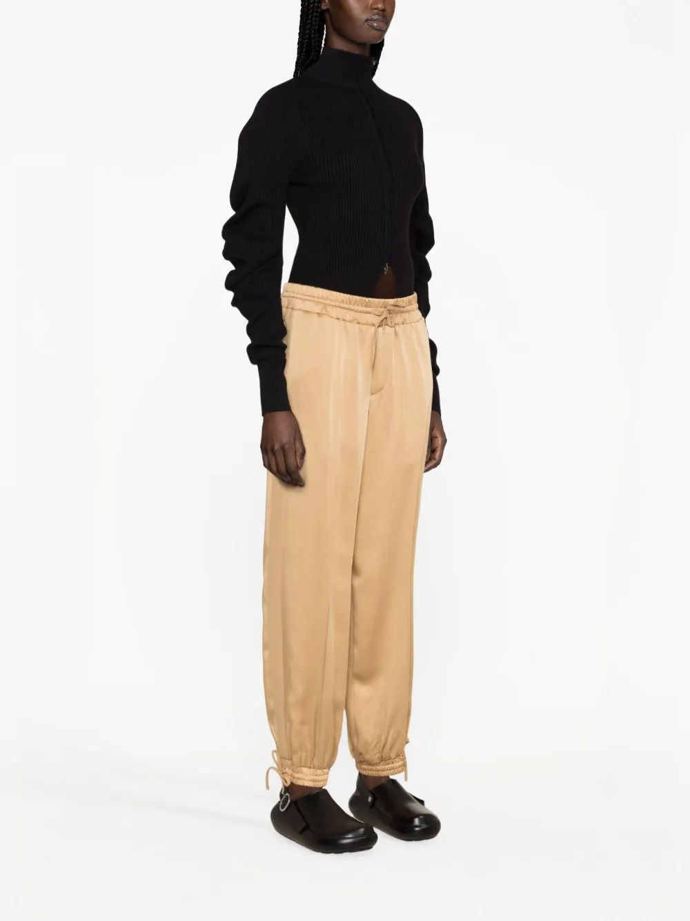 Jil Sander o1y1025 Jogger in Camel Size 34" / US 12 / IT 48 - 2 Thumbnail